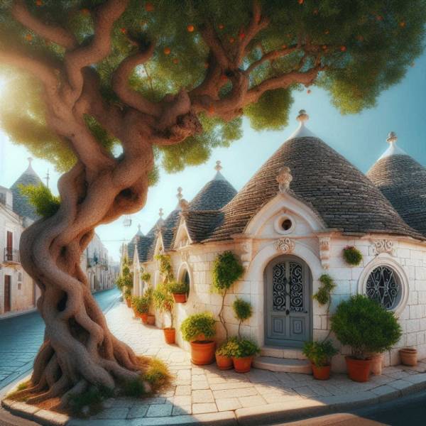 Calamite fotografiche di Alberobello: i trulli in miniatura